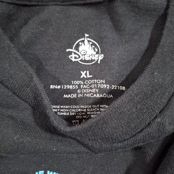 Disney Mickey Mouse black tshirt size XL 100% cotton - Picture 4 of 4